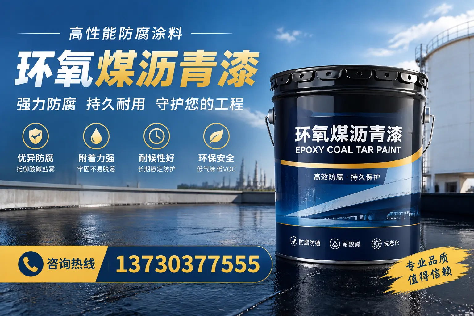 环氧煤沥青漆的耐久性分析，适合宁化的使用场景